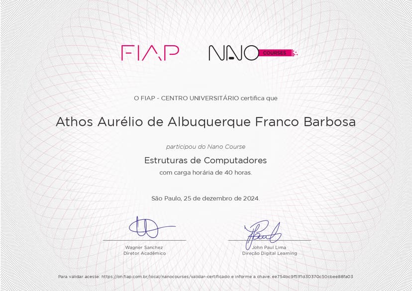 Estruturas de Computadores